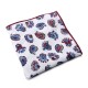 1 Pc Men Floral Cotton Pocket Square Handkerchief Wedding Hanky Suit Accessories