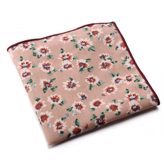 1 Pc Men Floral Cotton Pocket Square Handkerchief Wedding Hanky Suit Accessories 1 Pc Men Floral Cotton Pocket Square Handkerchief Wedding Hanky Suit Accessories