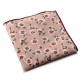 1 Pc Men Floral Cotton Pocket Square Handkerchief Wedding Hanky Suit Accessories