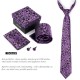 50 colors Men Tie Polyester Hanky Cuff Links Set Neckwear Wedding Business Accessories