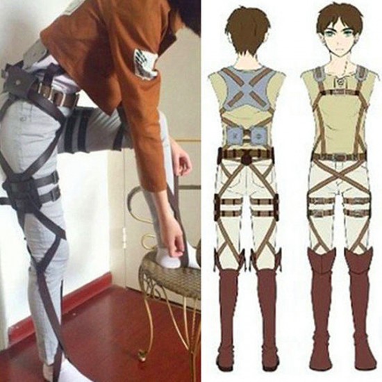 Attack on Titan Shingeki No Kyojin Mikasa Ackerman Cosplay Belt