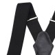 Men 6 Clips Metal Y-Back Suspender Jacquard Weaven Elastic Adjustable Pants Accessories