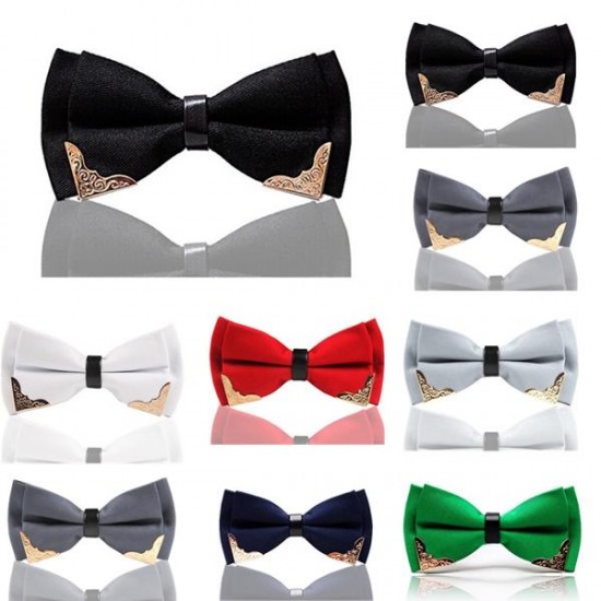 Men Bow Ties Wedding Tuxedo Novelty Bowknot Adjustable Necktie