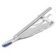 Men Boys Silver Feather Shape Tie Clip Stainless Steel Plain Clasp Bars Pins Clips Suit Accessories