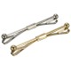 Men Silver Gold Necktie Tie Clip Bar Clasp Cravat Pin Skinny Collar Brooch Without Chain