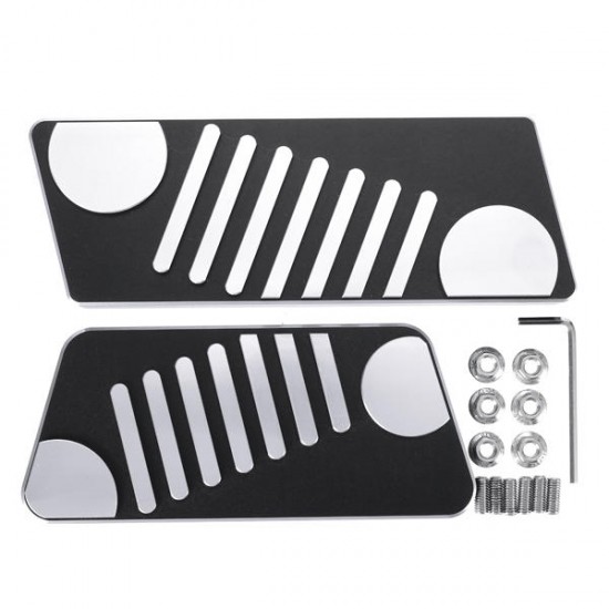 JK Modification Aluminum Alloy Accelerator Brake Pedal for Jeep Wrangler 07-16