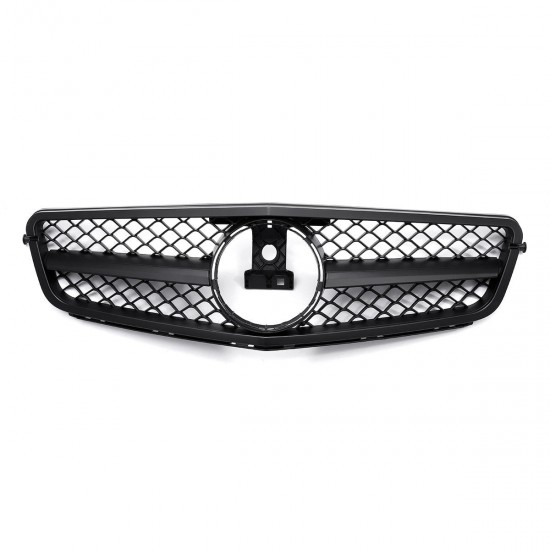 C63 AMG Style Front Upper Grille Grill For Mercedes Benz C Class W204 C180 C200 C300 C350 2008-2014