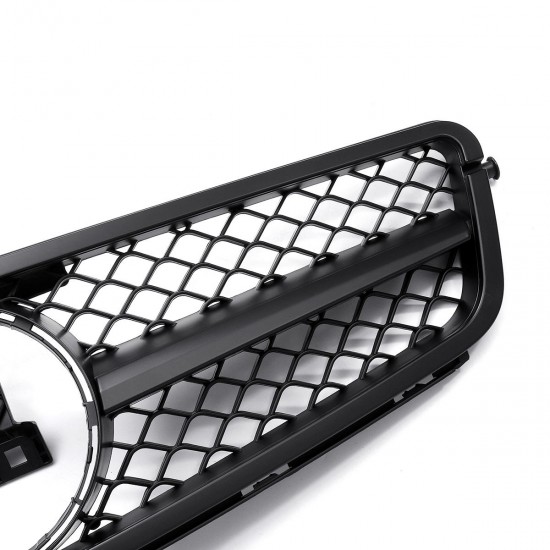 C63 AMG Style Front Upper Grille Grill For Mercedes Benz C Class W204 C180 C200 C300 C350 2008-2014