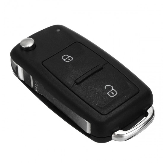 2 Button Remote Key FOB Case With Battery For VW Transporter T5 Polo GOLF Polo