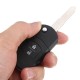 2 Buttons Remote Folding Key Flip Shell Case Uncut Blank For Mazda