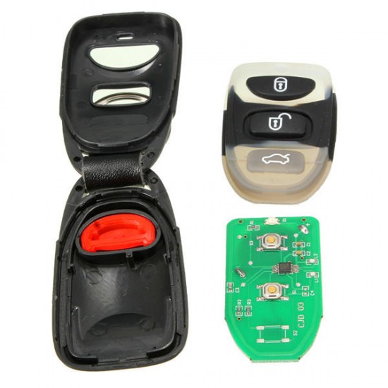 2 Buttons+Panic Keyless Entry Remote Key Fob for Hyundai Santa Fe Tucson 315MHz