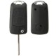 3 Buttons Remote Flip Key Fob For Vauxhall/OPEL Astra Vectra Zafira No Battery