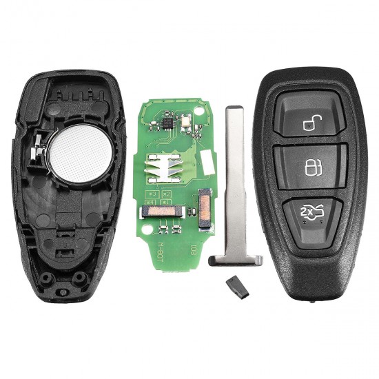 3 Buttons Remote Key Fob 433MHz Replacement for Ford B-Max C-Max #KR55WK48801