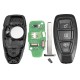 3 Buttons Remote Key Fob 433MHz Replacement for Ford B-Max C-Max #KR55WK48801