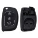 IX35 i20 3 Button Keyfobs Remote Key Shell Case with Battery 2032