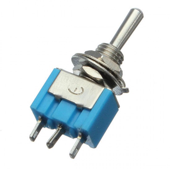 3 Pins SPDT Motors Toggle Switch AC 125V 6A Waterproof Blue