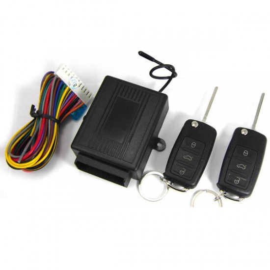 12V Universal One Way Car Alarm System Car Remote Central Locking