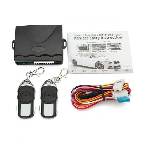Car Alarm System Keyless Entry Auto Security Protect Unit