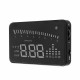 12V 3 Inch X5 Colorful OBD2 HD HUD 3 Inch Screen 9V to 16VPrompter Monitor Vehicle PC Alarm Detector