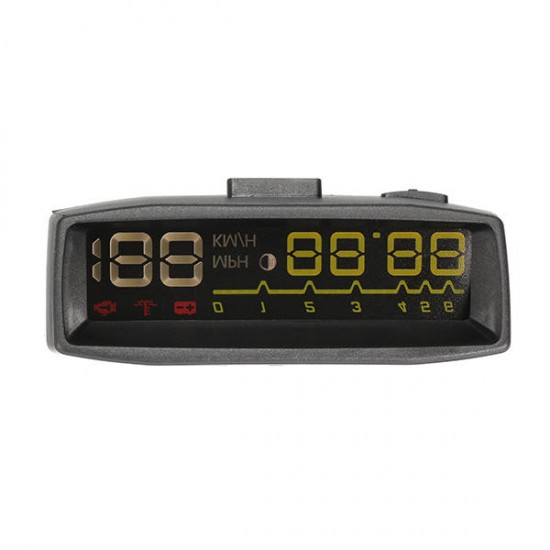 4F HUD Car Head Up Display OBDII KM/h MPH Overspeed Warning Wind Shield Projector Alarm System