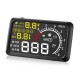 5.5inch X3 ELM327 Car HUD Head Up Display with Bluetooth Function OBD2 Interface Plug