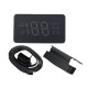 A100 Universal Car GPS Speedometer OBD2 II Head Up Display Speed Warning Alarm System