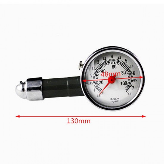 Car Dial Tire Gauge Meter Precision Pressure Tyre Measure Metal