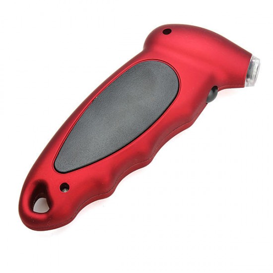 Red LCD Digital Display Automobile Tire Pressure Gauge With Light