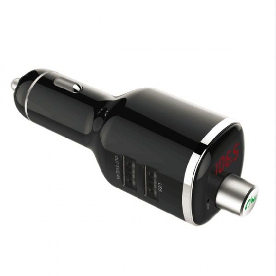 Bluetooth V4.2 Car Charger FM Transmitter Dual USB Charge Hands-free Call