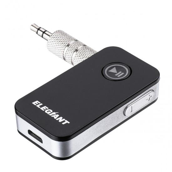 ELEGIANT BTA001 Mini Bluetooth Hands Free USB Receiver 3.5mm Wireless Car Kit for Speaker Headphone