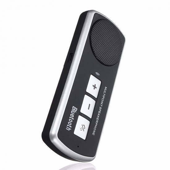 Wireless Bluetooth Car Kit Handsfree Speaker Phone Visor Clip for iPhone Android