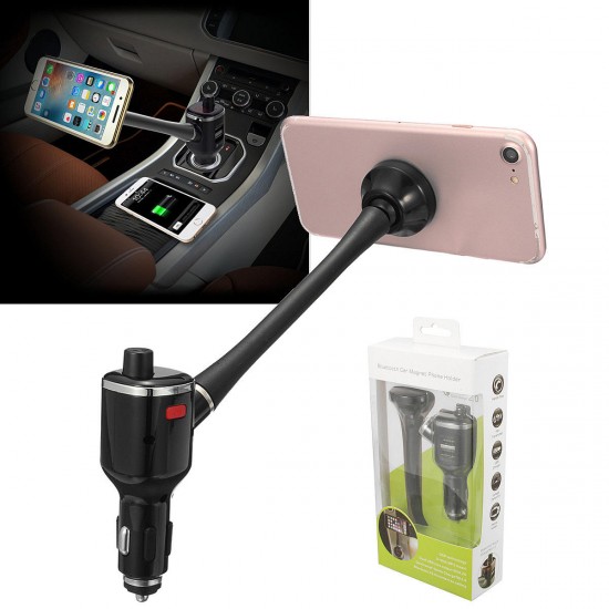 bluetooth Car FM Transmitter Wireless USB Charger MP3 Player Phone Holder Mounts