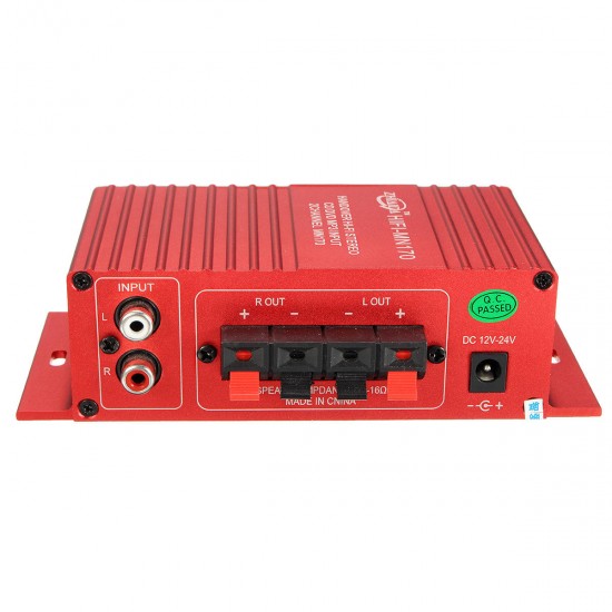 bluetooth 2 Channel Car Home Mini HIFI Stereo Power Amplifier for Radio MP3