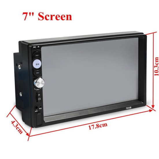 7 Inch 2 Din Quad Core WINCE System Car DVD Player MP5 FM Bluetooth Stereo