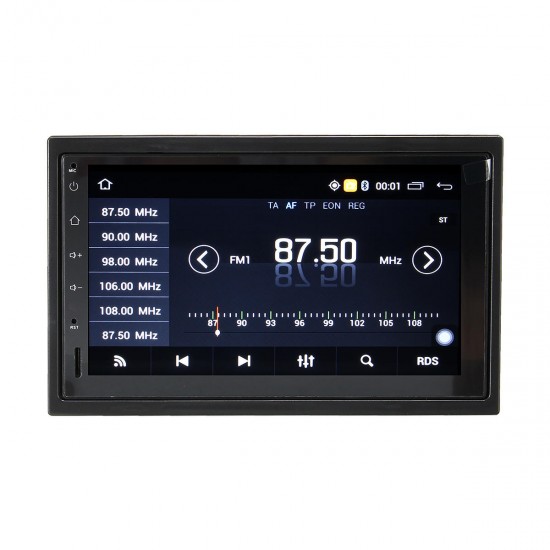 7 Inch Android 4.4 GPS Navigation Car Stereo FM Radio Bluetooth WIFI DVD Player