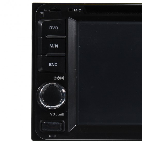 Double 2 Din 6.95 Inch Stereo Car DVD CD Player Bluetooth Radio iPod SD/USB TV