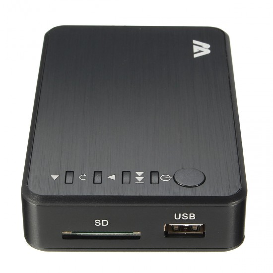 Mini Full 1080P HD Car Multi Media Player TV BOX 3 Outputs VGA/AV USB & SD Card