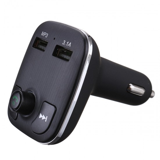 FM Transmitter Bluetooth Car MP3 Player CigaretteLighter Car Bluetooth Hands Free Phone Dual USB Car