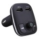 FM Transmitter Bluetooth Car MP3 Player CigaretteLighter Car Bluetooth Hands Free Phone Dual USB Car