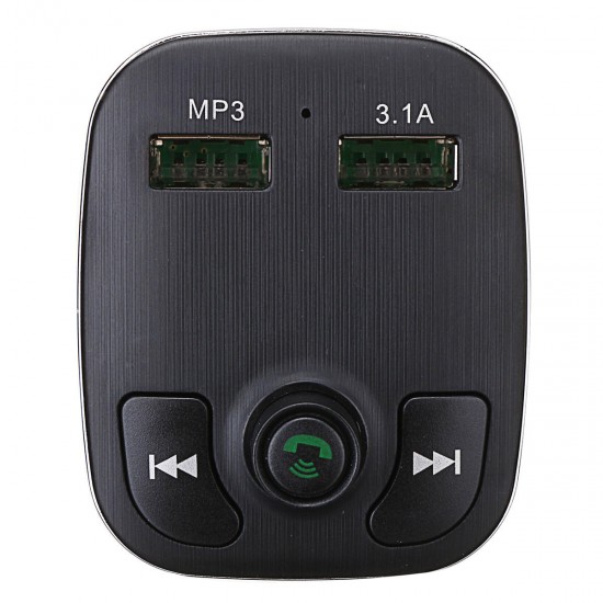 FM Transmitter Bluetooth Car MP3 Player CigaretteLighter Car Bluetooth Hands Free Phone Dual USB Car