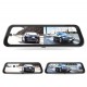 10 Inch 1080P Full Touch Screen HD Car Rearview Mirror DVR Night Vision Double Lens Reversing Image