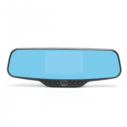 1080P Car Reverse Dual Lens Camera Car Dash Cam Rear View Mirror Video Recorder DVR