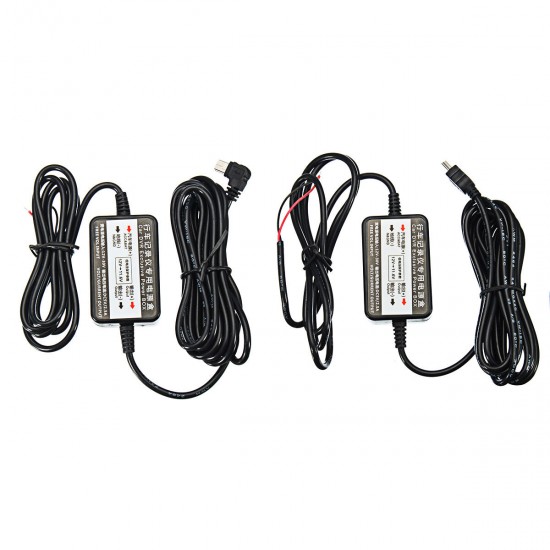 3.5m Car Hard Wire Kit Mini USB Hardwire for Dash Cam Camcorder Vehicle DVR