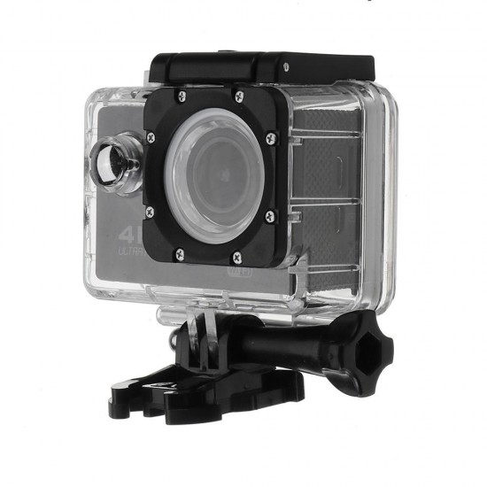 4K 2.0 Inch LCD WiFi Ultra HD Waterproof Action Sport Camera Black