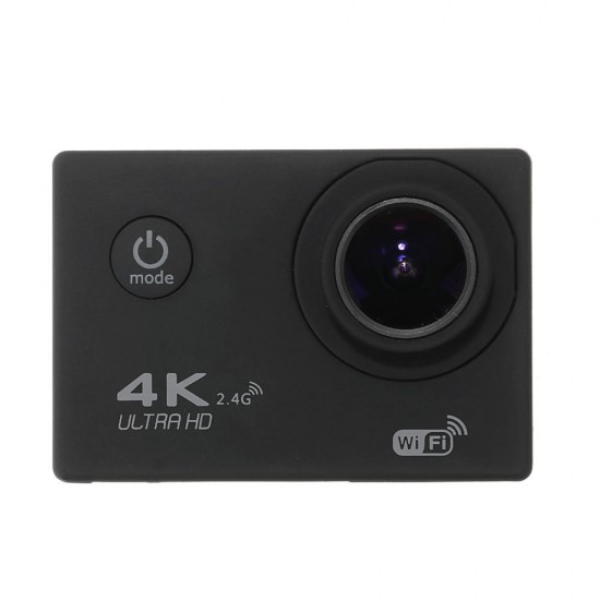 4K 2.0 Inch LCD WiFi Ultra HD Waterproof Action Sport Camera Black