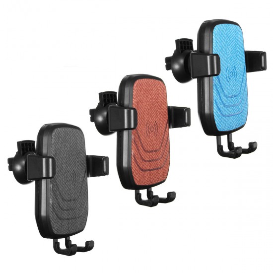 10W Qi Wireless Fast Car Air Vent Charger Holder Stand for iPhone X 8 10W Qi Wireless Fast Car Air Vent Charger Holder Stand for iPhone X 8