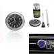 Universal Interior Quartz Car Clock Vent Clip Perfume Refill Storage With Backlight