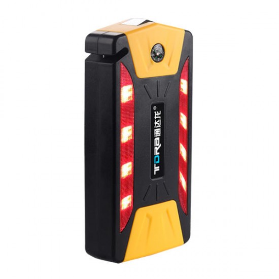 10400mAh 4USB Multi-Function 12V Car Jump Starter Power Bank Rechargeable Battery