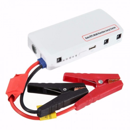 12V Mini Car Jump Starter Multifunction Battery Charger Power Bank Booster Light