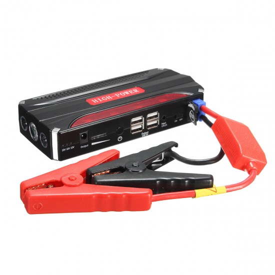 68800mAh 12V 4USB Multi-Function Car Jump Starter Power Bank Rechargable Battery